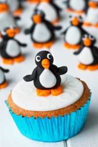 Pinguin Cupcake